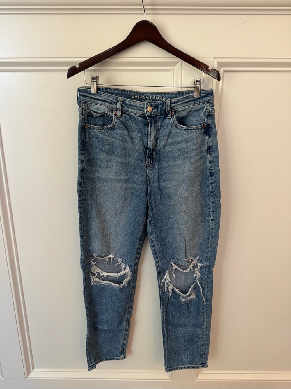 American Eagle Strigid Mom Jean